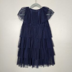 velveteen tulle dress, size 4